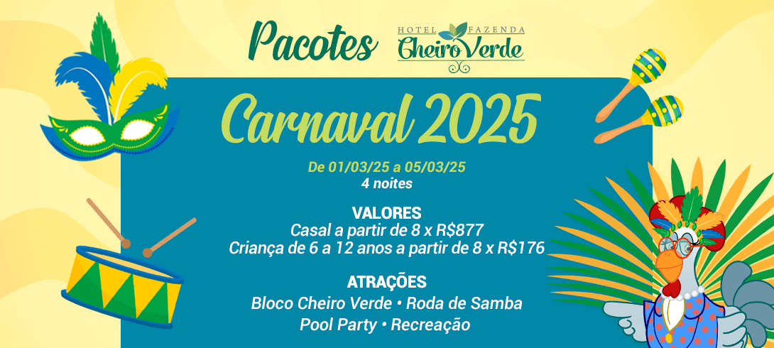 Pacotes - Carnaval 2025